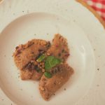 Ravioli integrali con asparagi e tofu affumicato