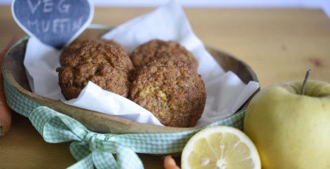 Muffin vegan mela e carota