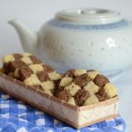 Biscotti a scacchi cacao e vaniglia