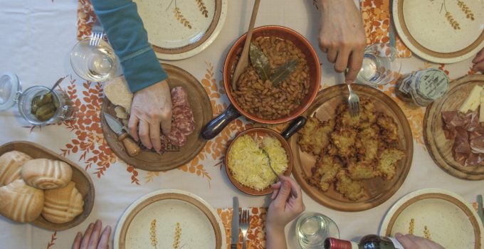 Tortel  di patate e fasoi embragai
