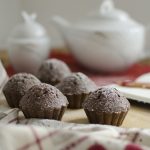 Muffin al cacao e tè